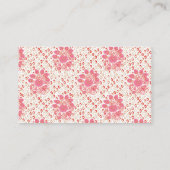 Terminkarte (Rückseite)