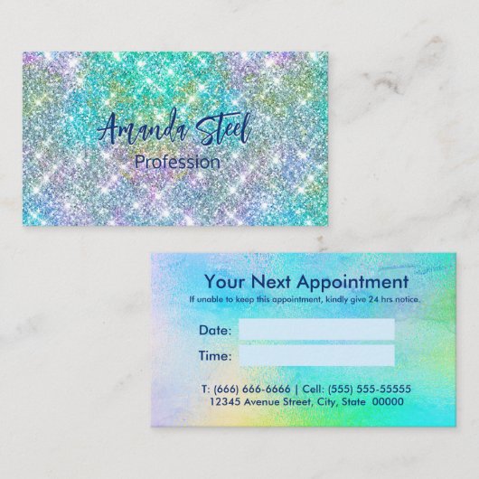 Terminkarte (Vorne/Hinten)