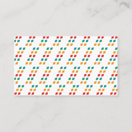 Terminkarte (Rückseite)