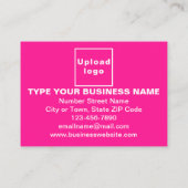 Terminkarte für Business Pink (Rückseite)
