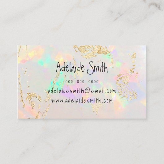 Terminkarte für das Foto mit weißer Optik Visitenkarte (Rückseite)