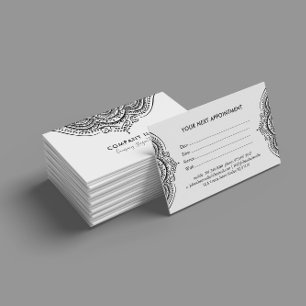 Terminkarte für den Schwarzen Peter