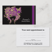 Terminkarte für die Haarstühle (Vorne/Hinten)