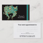 Terminkarte für die Haarstühle (Vorne/Hinten)