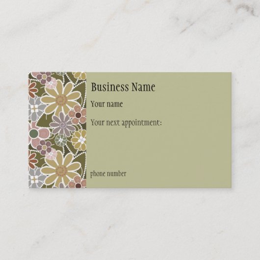Terminkarte für Fun Florals (Vorderseite)