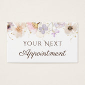 Terminkarte für getrocknete Blume (Vorderseite)