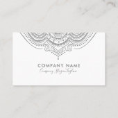 Terminkarte für hellgraue Spitzen (Rückseite)