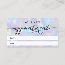 Terminkarte für Pastelloptik Visitenkarte