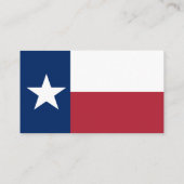 Terminkarte für Texas-Flaggen (Rückseite)