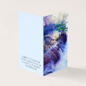 Terminkarte für Wasserhahn Visitenkarten (Vorderseite)