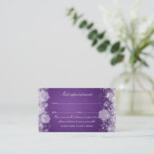 Terminkarte Sparkling Nacht Lila (Stehend Vorderseite)