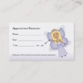 Terminkarte und Visitenkarte (Rückseite)