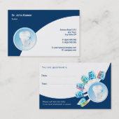 Terminkarte | Zahnärzte (EU) (Vorne/Hinten)