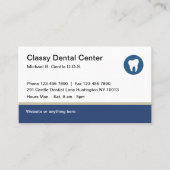 Terminkarten für Zahnarztzentren Terminkarte (Vorderseite)