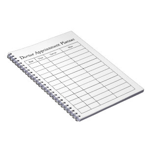 Terminplaner Notizbuch für Arzttermine Notizblock
