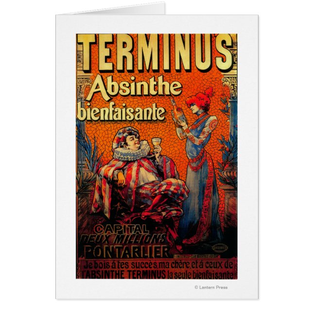 Terminus Absinthe Vintag PosterEurope (Vorne)