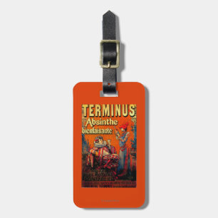 Terminus Absinthe Vintage Poster Europa Gepäckanhänger