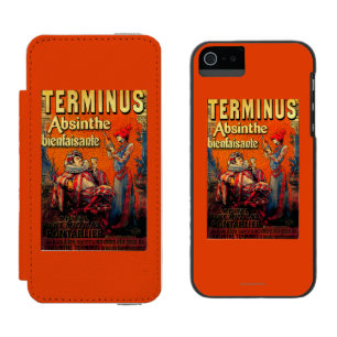 Terminus Absinthe Vintage Poster Europa Incipio Watson™ iPhone 5 Geldbörsen Hülle