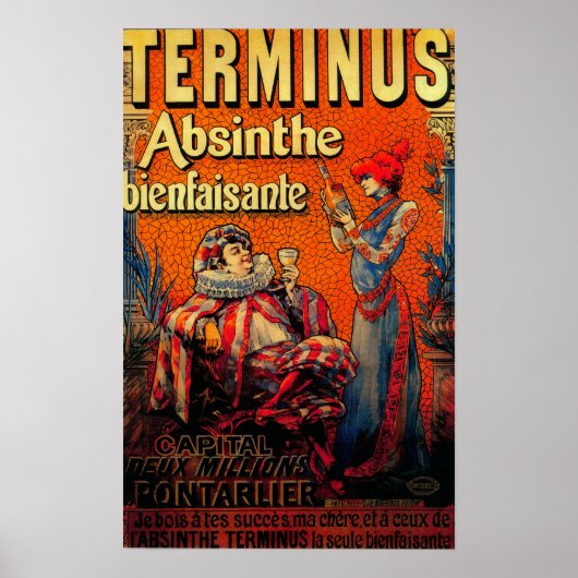 Terminus Absinthe Vintage PosterEurope Poster (Vorne)