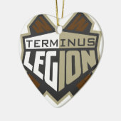 Terminus-Legions-Standard-Logo Keramik Ornament (Links)