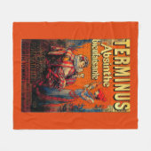 Terminus-Wermut Vintages PosterEurope Fleecedecke (Vorderseite (Horizontal))