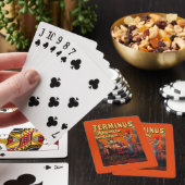 Terminus-Wermut Vintages PosterEurope Spielkarten (In Situ)