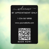 Terminvereinbarung zur Eröffnung der Geschäftszeit Fensteraufkleber (Blatt 3)