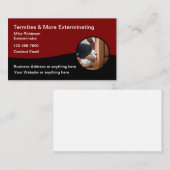 Termiten, die die Pest-Kontrolle beenden Visitenkarte (Vorne/Hinten)