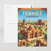 Termiz Usbekistan Postkarte (Vorne/Hinten)