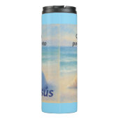 Termo caracolas de Mar con Versículo Romanos Thermosbecher (Rückseite)