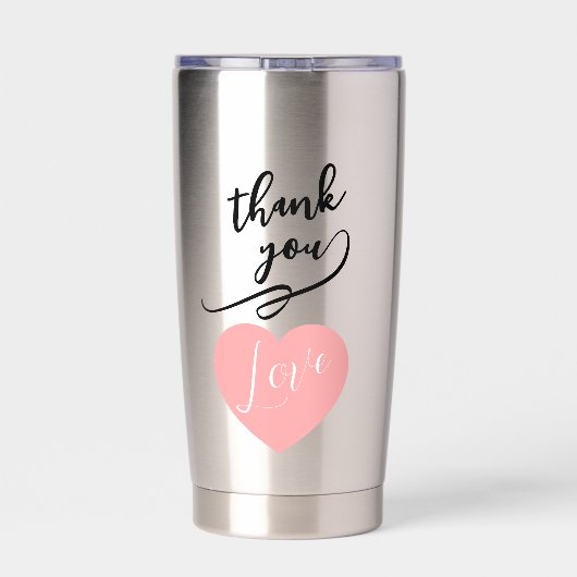 Termo de acero inoxidable para San Valentin Thermobecher (Rückseite)