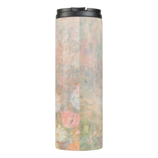 Termo O Floral Monogram Letter Thermosbecher (Rückseite)