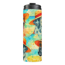 Termo perros en el mar thermosbecher