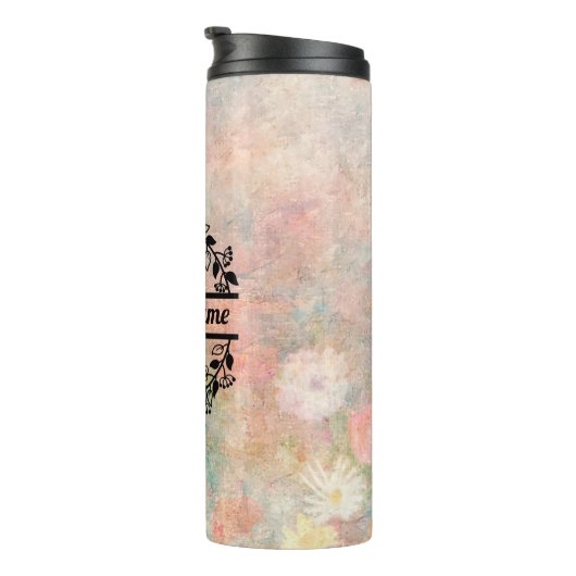 Termo S Floral Monogram Letter Thermosbecher (Nach rechts gedreht)