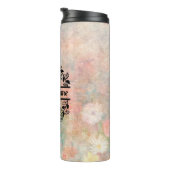 Termo T Floral Monogram Letter Thermosbecher (Nach rechts gedreht)