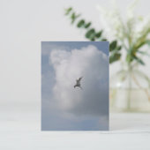 Tern in der Sky-Postkarte Postkarte (Stehend Vorderseite)