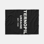 Ternopil Ukraine Fleecedecke (Vorderseite (Horizontal))