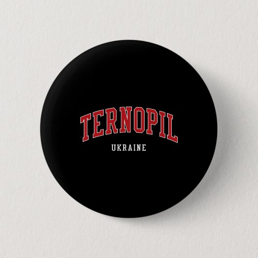 Ternopil Ukraine Hochschule Universitätsstil Button (Vorderseite)