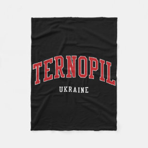 Ternopil Ukraine Hochschule Universitätsstil Fleecedecke