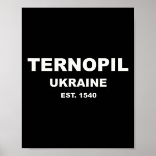 Ternopil Ukraine  Poster