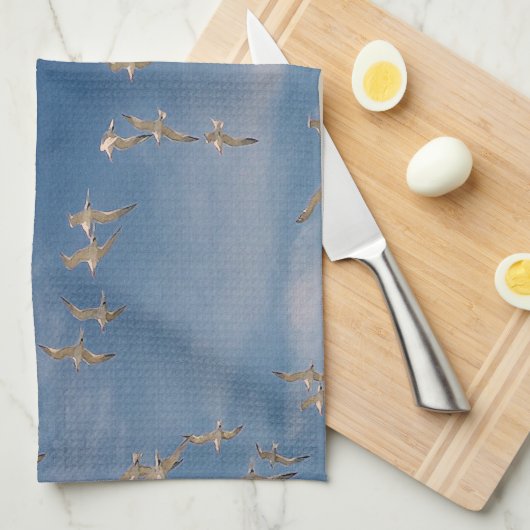 Terns Overhead Geschirrtuch (Viertel Falte)