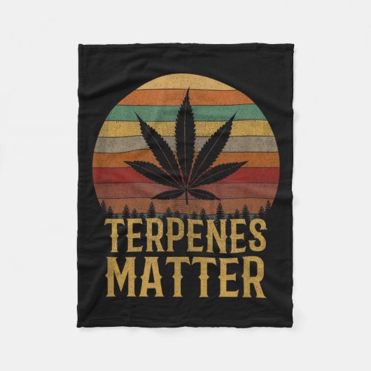 Terpene Fleecedecke (Vorderseite)