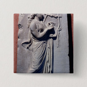 Terpsichore, das Muse des Tanzens und des Liedes Button