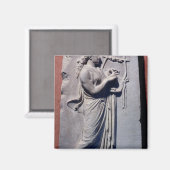 Terpsichore, die Muse des Tanzes und Liedes Magnet (Vorderseite/Rückseite)