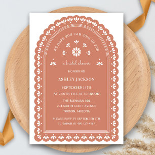 Terra Cotta Arch Bridal Dusche Einladung