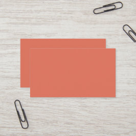 Terra Cotta Business Card Visitenkarte