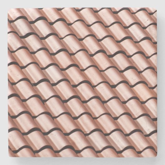 Terra Cotta Clay Roof Tile Decorative Untersetzer (Vorderseite)