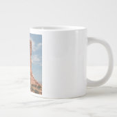 Terra Cotta Earth Monolith Art Print | Sculptural  Jumbo-Tasse (Rechts)