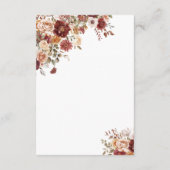 Terra Cotta Enclosure Card Details Begleitkarte (Rückseite)