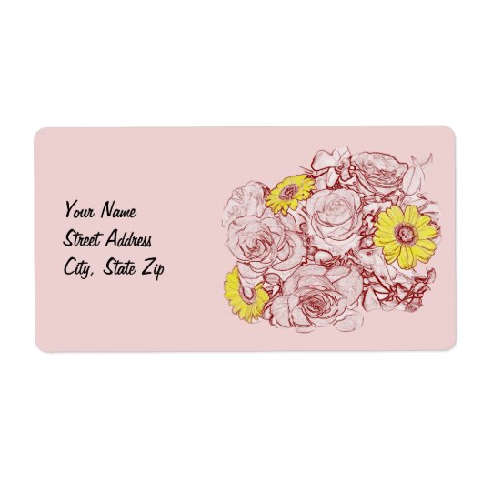 Terra Cotta Equet Bouquet Template (Vorne)